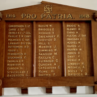 Essendon High School WWI Honour Board