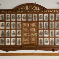 Wabba & Berringama Districts 1914-1918 Honour Roll