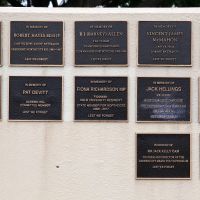 Northcote ANZAC Memorial Plaques Left SIde