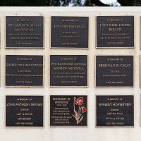 Northcote ANZAC Memorial Plaques Right Side