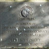 Ulladulla War Memorial Reserve Australia Remembers WW2