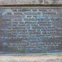 Royal Engineers Memorial, Barney & Bligh Reserve, Circular Quay West