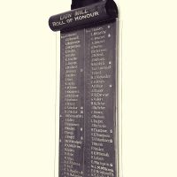 The original Lion Mill Roll of Honour in 2023