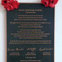 Austin Chapel Plaque
