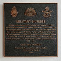 Austin Chapel Military Nurses Plaque
