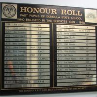 Dundula State School Honour Roll WW2