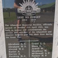 Allansford Memorial Pavilion