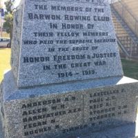 Barwon Rowing Club War Memorial