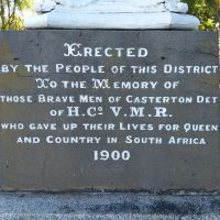 Casterton Boer War Memorial