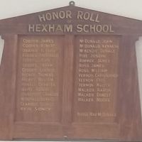 Hexham State School Honor Roll 