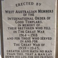 International Order of Good Templars War Memorial