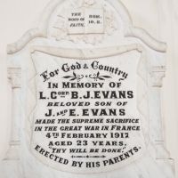 St Johns Anglican Church L Cpl BJ Evans Memorial