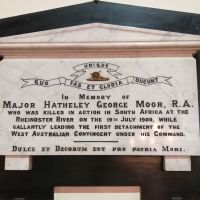 Major Hatheley George Moor Memorial (St Johns Anglican Church)