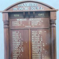 Panmure Honor Roll (WW2)