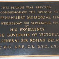 Penshurst Memorial Hall