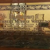 Cuthbert Murray Wheeldon Memorial (St Johns Anglican Church)