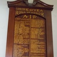 Shire of Yea Roll of Honor (AIF)