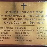 St Johns Anglican Church Roll of Honor (WW1)