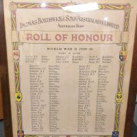 Thomas Borthwick & Sons (Australasia) Ltd Australian Staff Roll of Honour