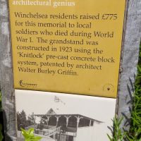 Winchelsea & District Soldiers Memorial Grandstand