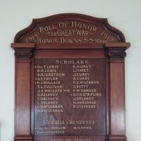Barwon Downs State School Roll of Honor