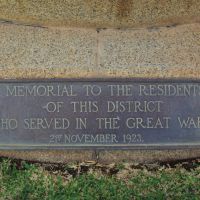 Narrandera NSW WW1 Hankinson Memorial Fountain