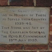 Goulburn NSW Uniting Church WW2 Memorial Foundation Stone