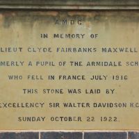 The Armidale School, Lt Clyde Maxwell