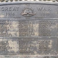 Flinders Great War Memorial Bench