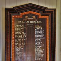 Isis District Roll of Honour, within the Isis RSL Club, Childers Qld