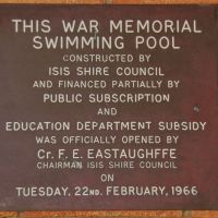 Isis War Memorial Pool, Childers Qld