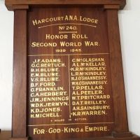 Harcourt ANA Honor Roll WW2