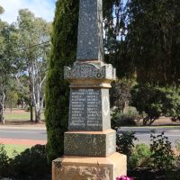 Broomehill Memorial soon after ANZAC Day May 2023