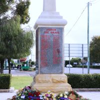 Busselton War Memorial - Queen Street and Bussell Highway, Southern view view.