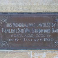 Busselton Memorial Dedication Plaque - Queen Street and Albert Street (Bussell Highway)