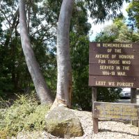 Mt Evelyn Avenue of Honour memorial