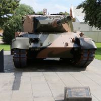 Jerilderie War memorial - Leopard Tank ARN 27747 used by Australia's Army from 1977