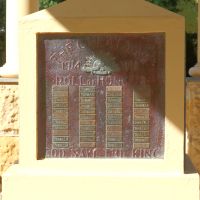 Narrogin War Memorial - Detail of WW1 Honour Roll - L - W