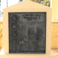 Narrogin War Memorial - Detail of WW2 Honour Roll & Battle Honours