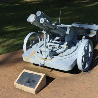 Narrogin War Memorial - A captured WW1 German Minenwerfer Mortar
