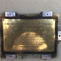 Commemorative Plaque accompanying the statue of Captain Hugo Throssell VC, Avon Street Mall, Northam, WA