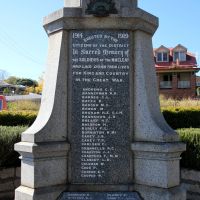 Kempsey War Memorial Roll of Honour
