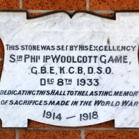 Kempsey Returned and Services League Memorial Hall Dedication Stone