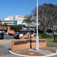 Kempsey Returned and Services League Memorial Hall Commemorative Wall and Flagpole
