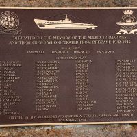 World War II Allied Submarines Memorial Plaque