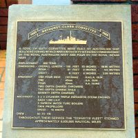 Royal Australian Navy World War II Bathurst Class Corvette Memorial Interpretative Plaque