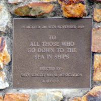 Southport Naval Memorial Dedication Plaque