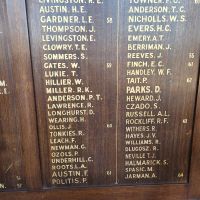 Elcar Social Club Honour Board