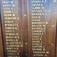 Elcar Social Club Honour Board