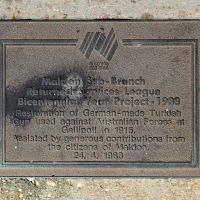 Plaque for Krupp 75mm Model 1903 Field Gun -incomplete (S/N 323)
